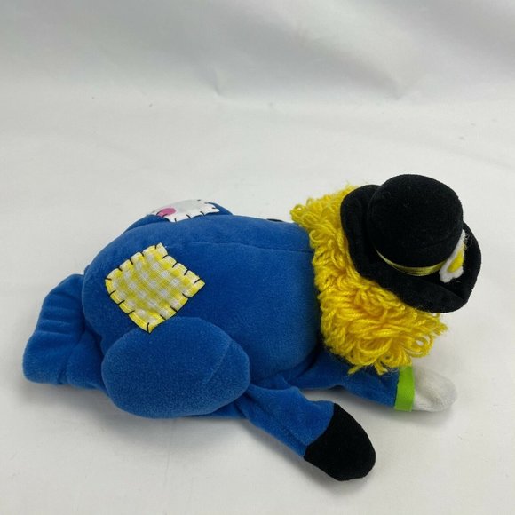 Plush Creations Inc Blue Clown Hand Puppet Plush Pretend Play Visual Aid - Picture 2 of 6